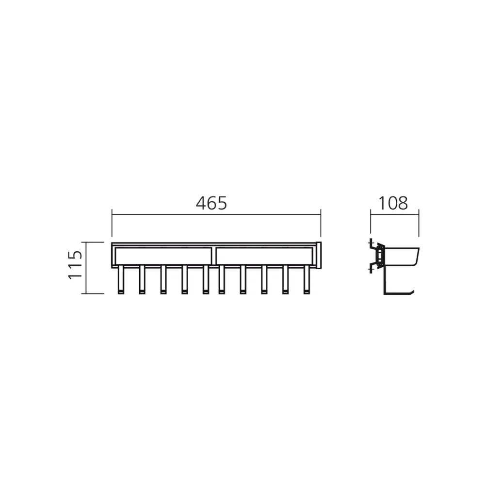 Porte-ustensiles coulissant