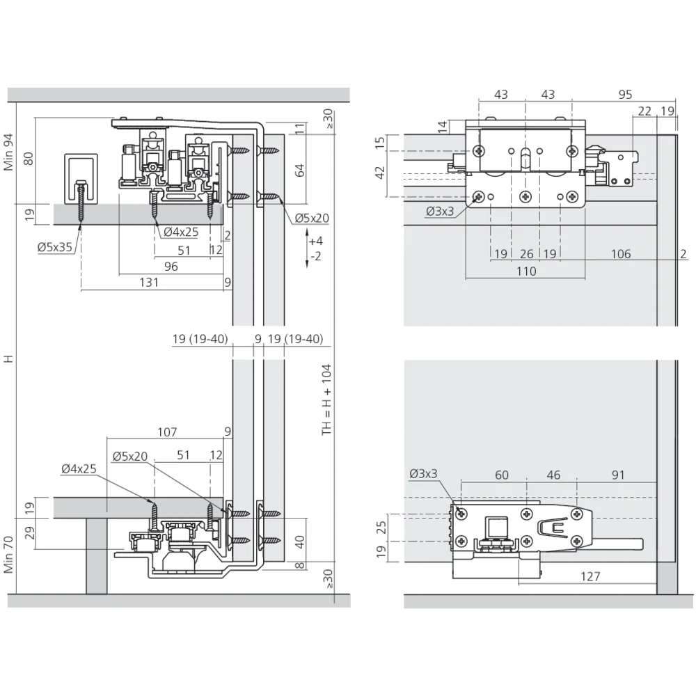 Garniture Combino 65 FS