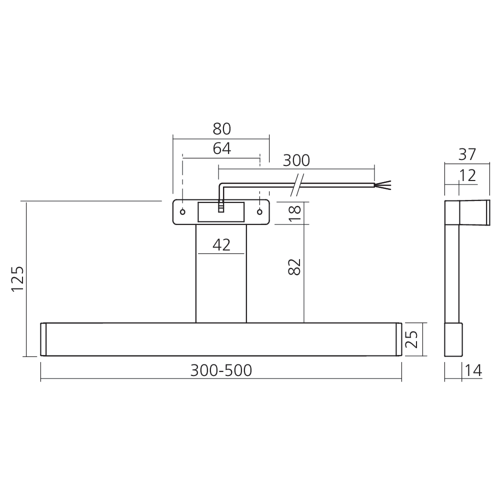 Luminaire LED de salle de bain Lilium