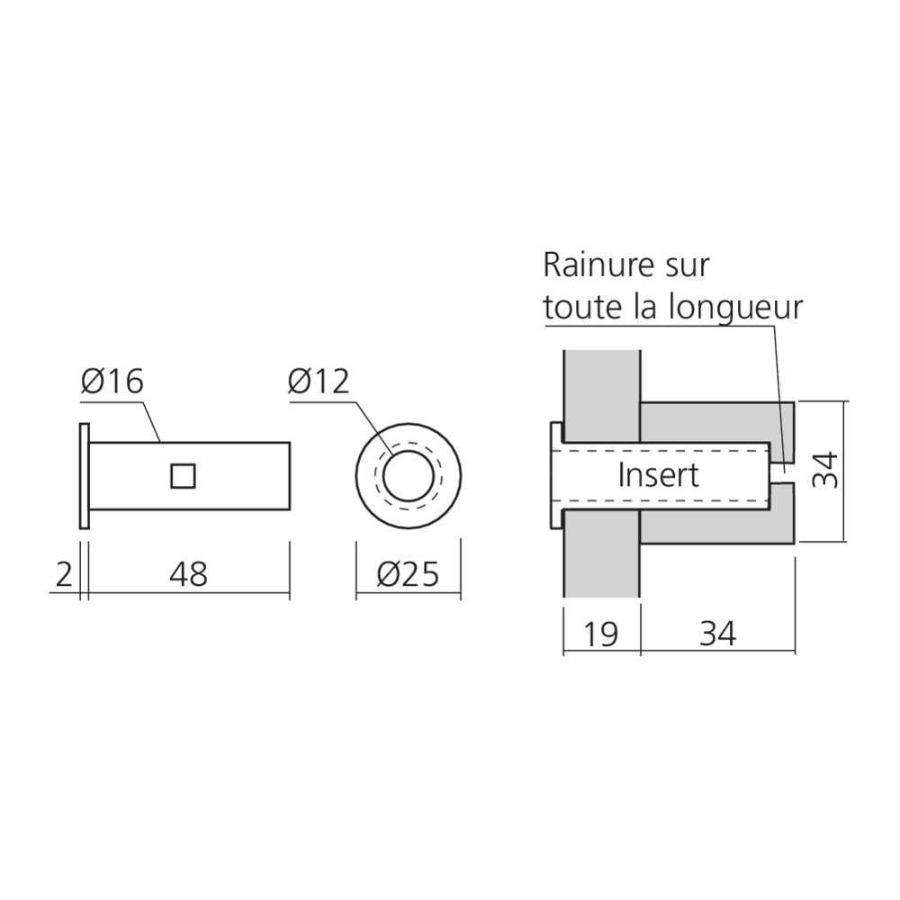 Insert rond