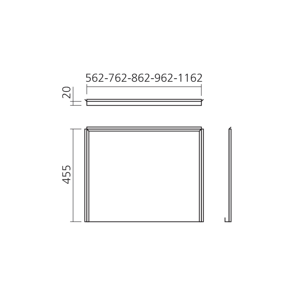 Plaque de fond quadrillée