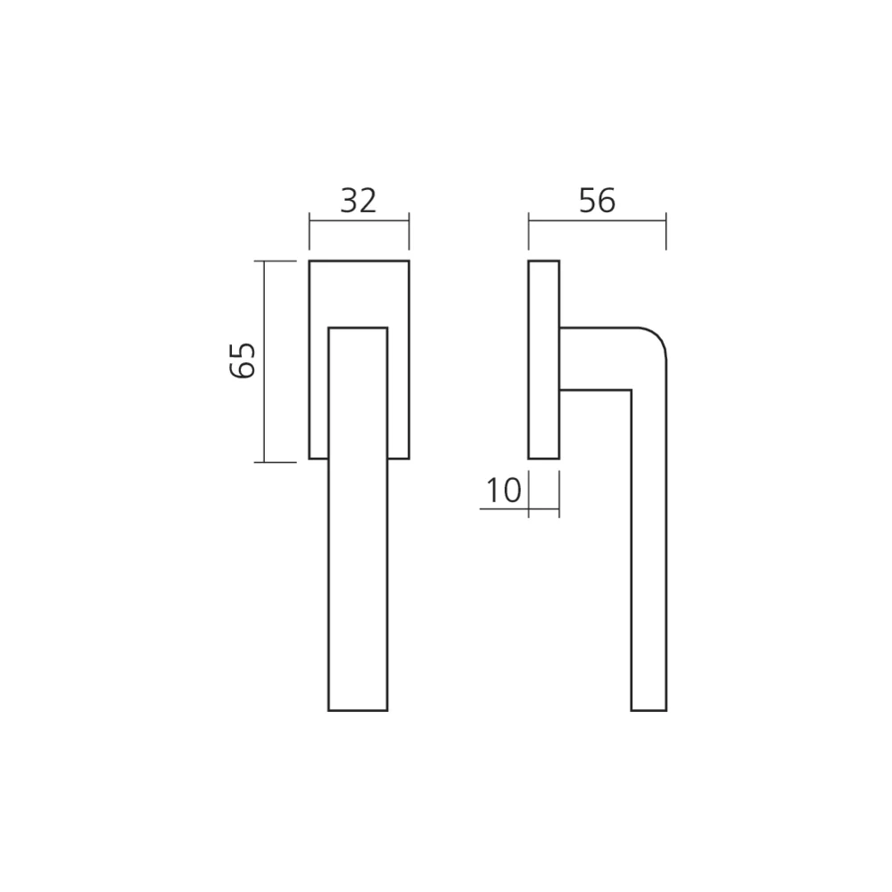 Poignée de fenêtre ANGOLO