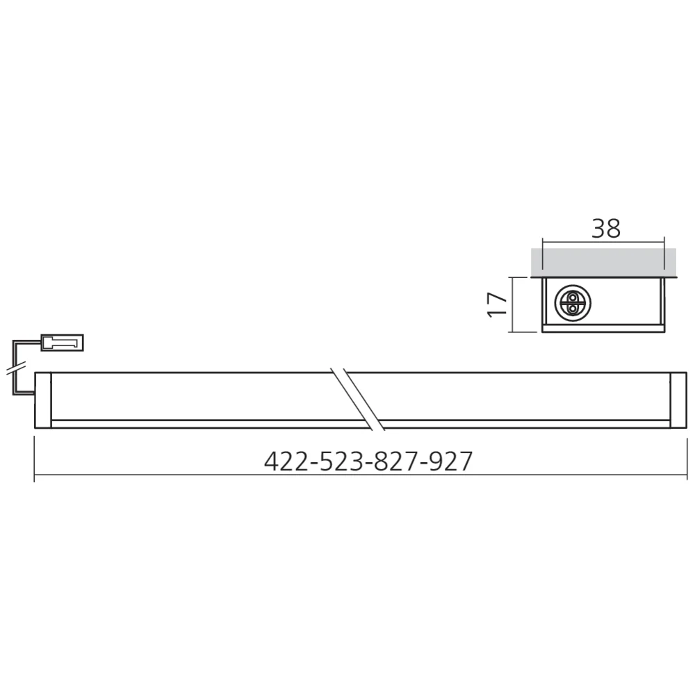 Luminaire LED 230 V en applique