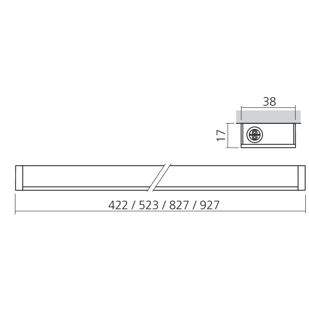 Luminaire LED 230 V en applique