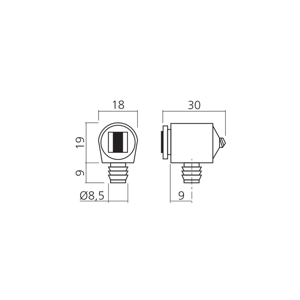 Loqueteau magnétique GEMO