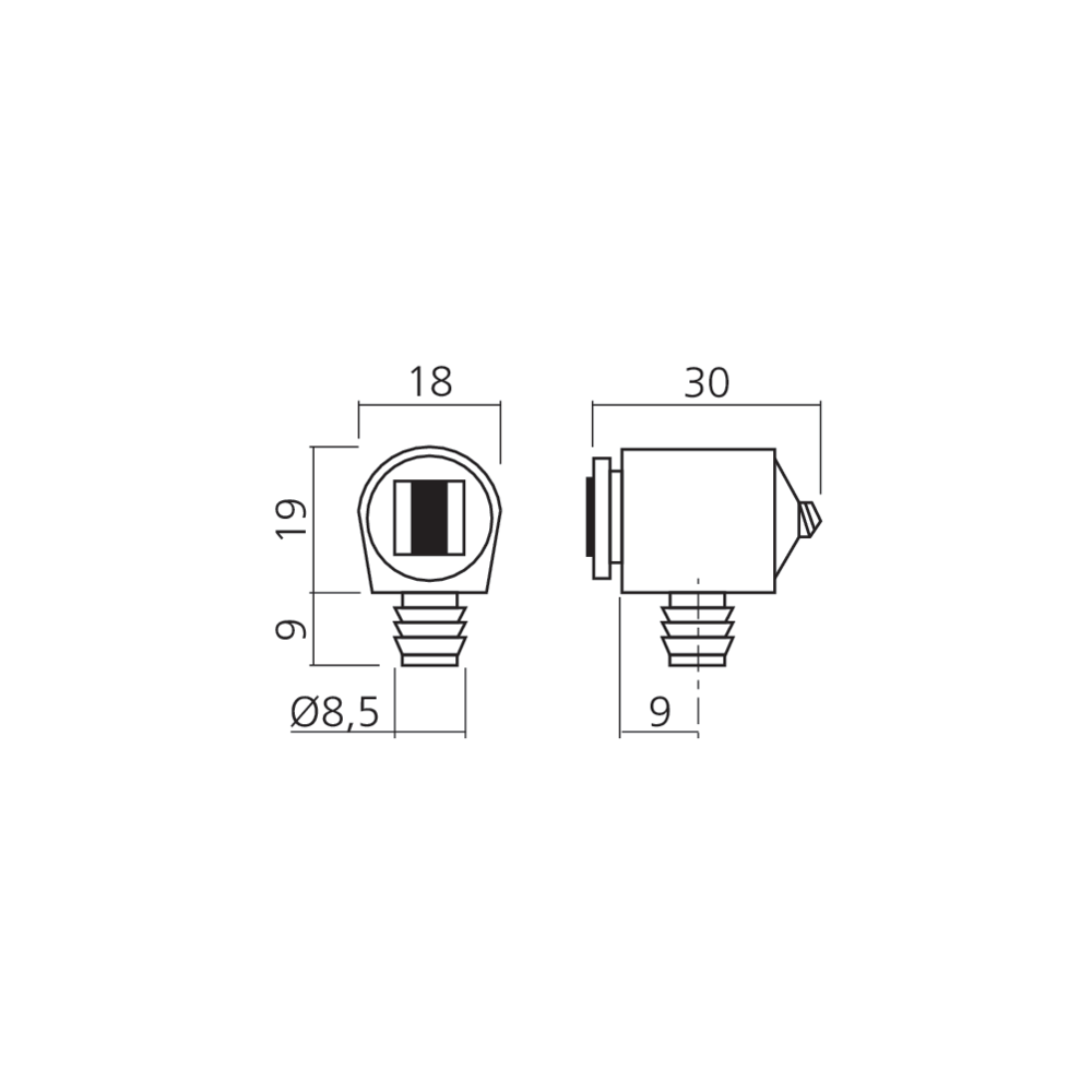 Loqueteau magnétique GEMO