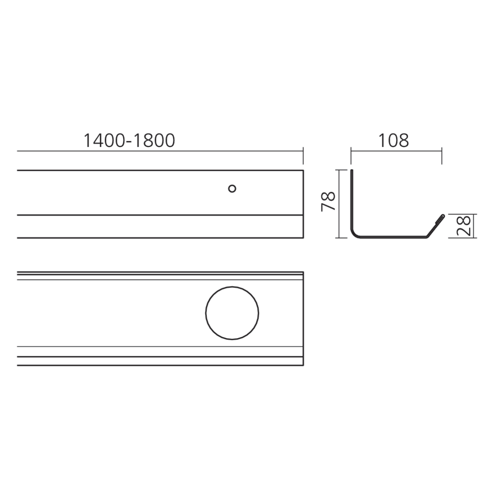 Goulotte passe-câbles Seventy
