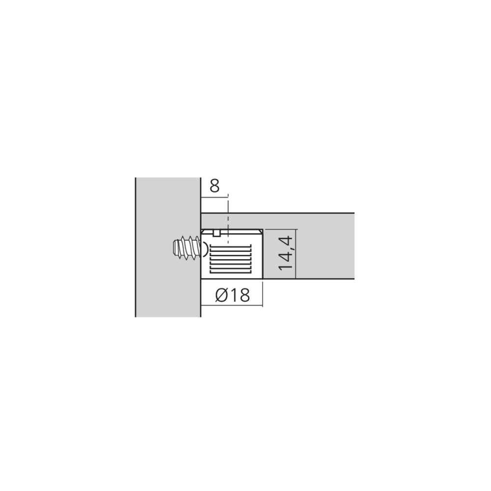 Support de tablette Shelf Block