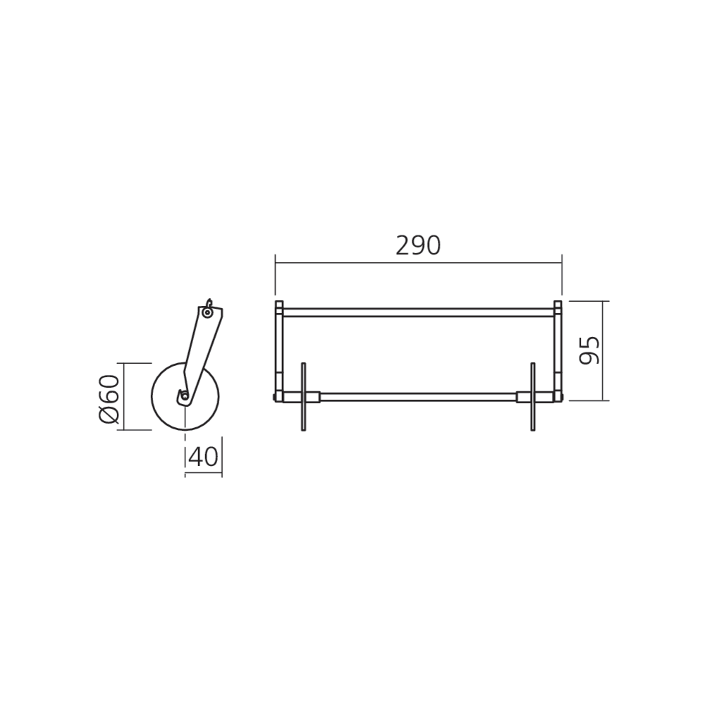 Porte-rouleau MODULAR