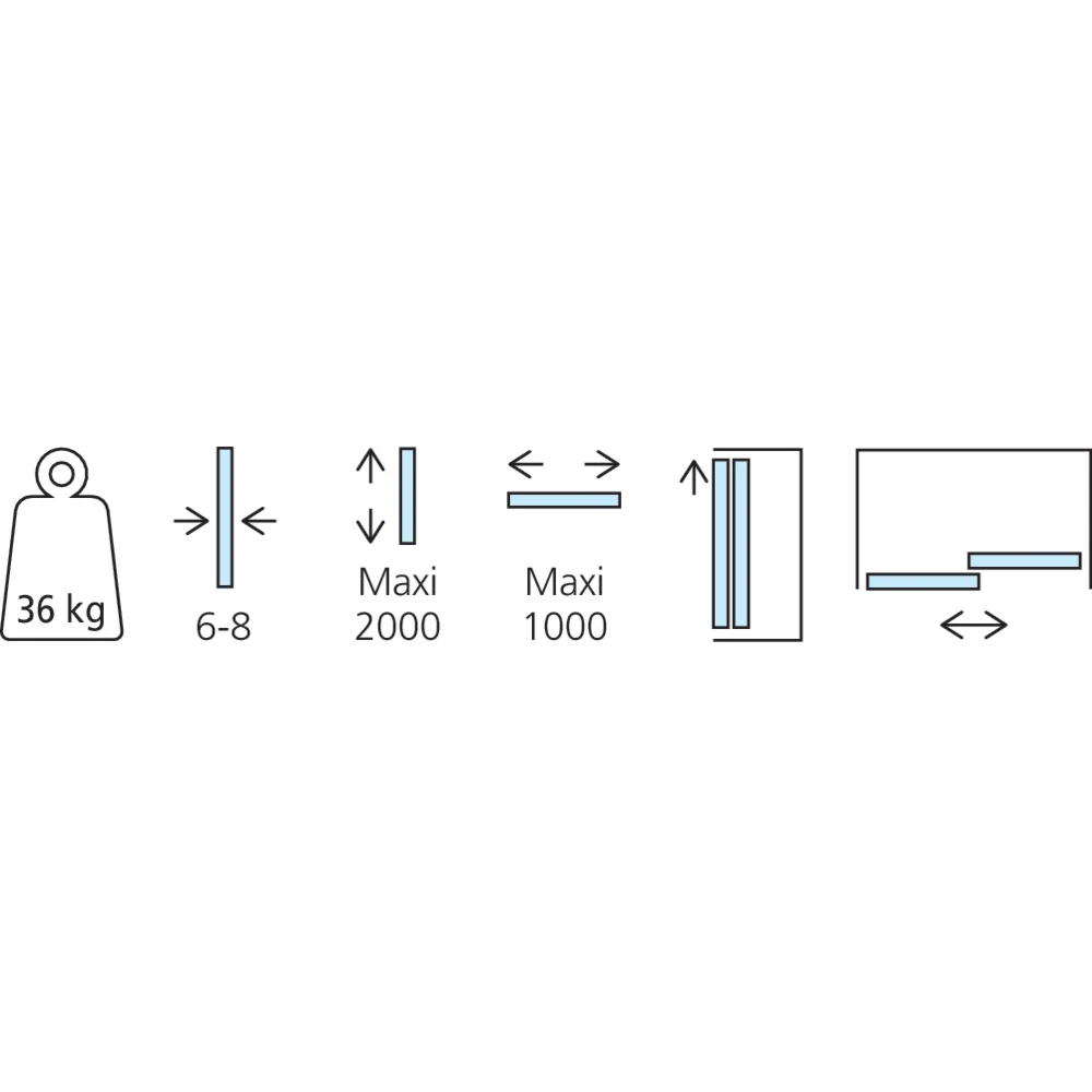 Garniture Clipo 36 G Verre