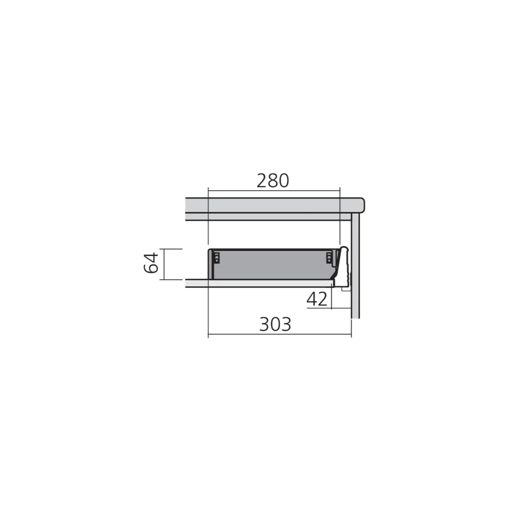 Casier range-couverts Elt 400/450