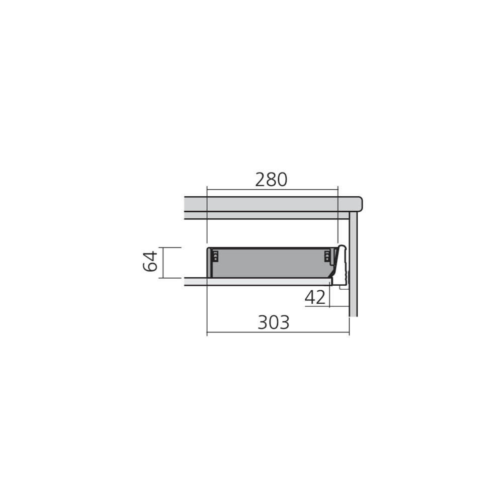 Casier range-couverts Elt 400/450