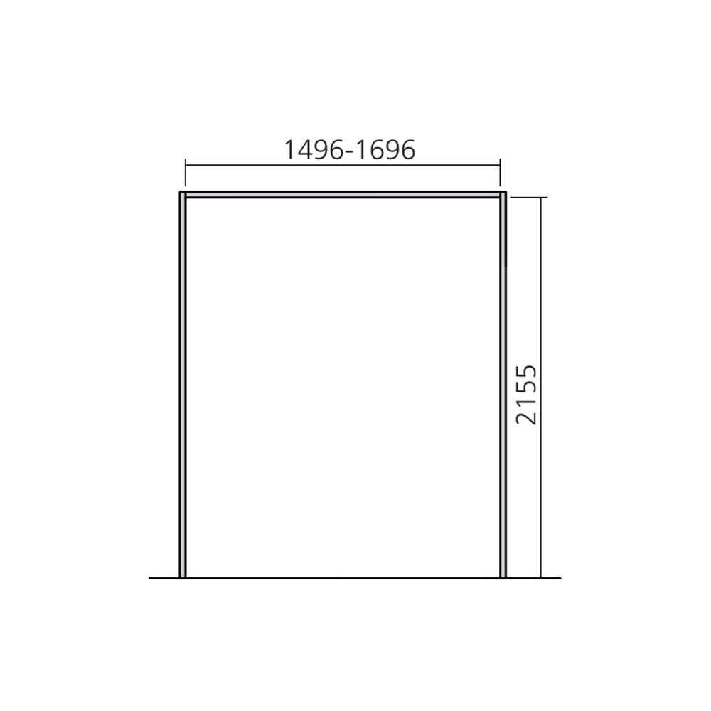 Lit abattable vertical avec 1 table et 1 tablette