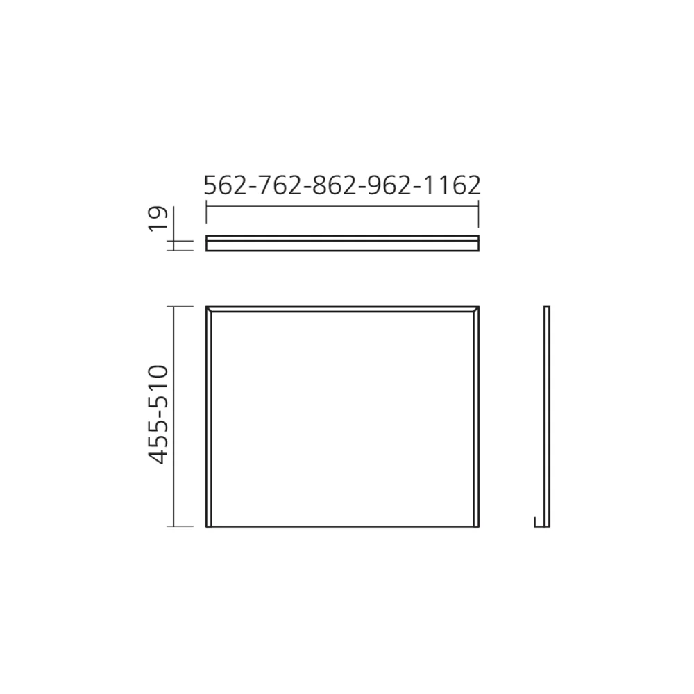 Plaque de fond lisse