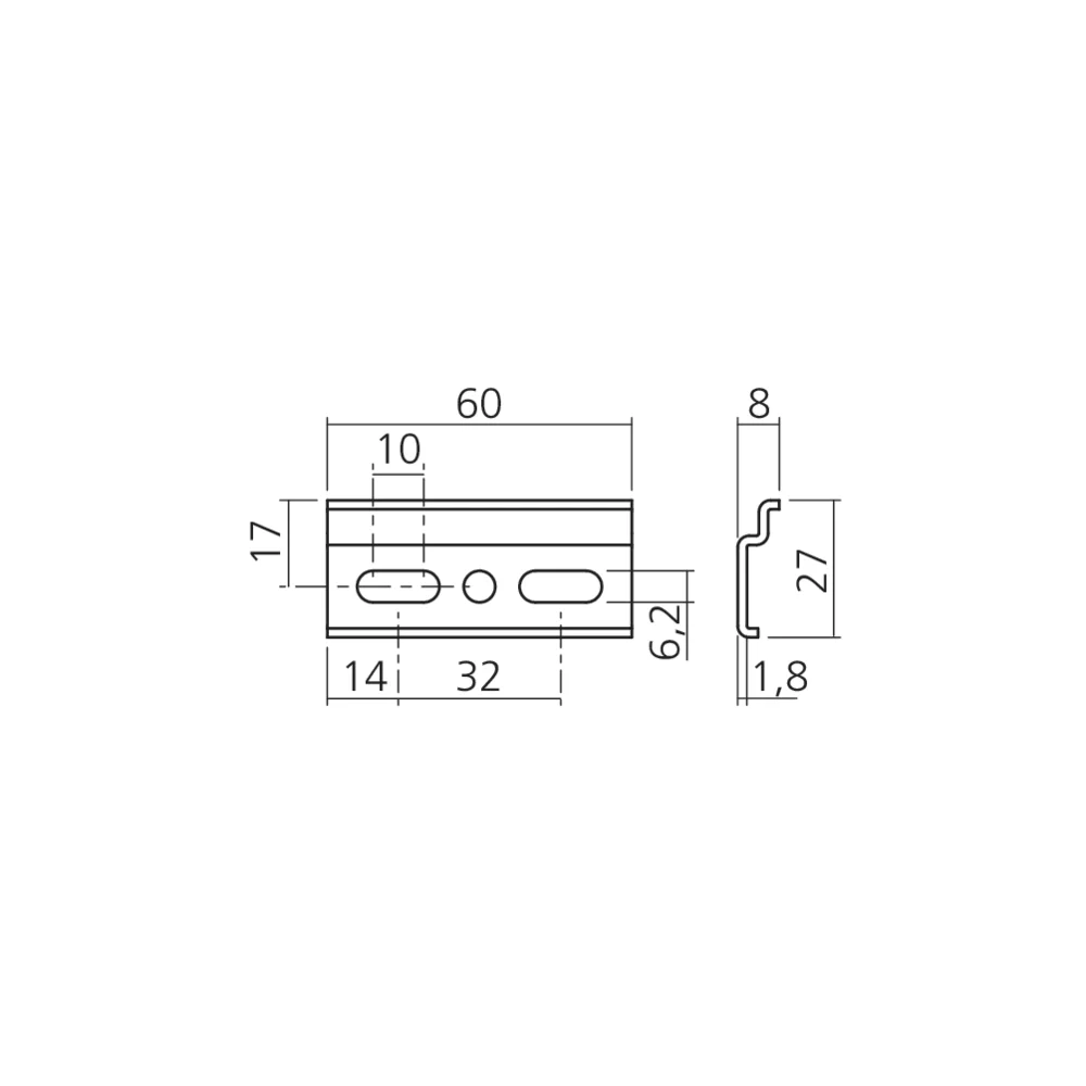 Support mural anti-décrochement