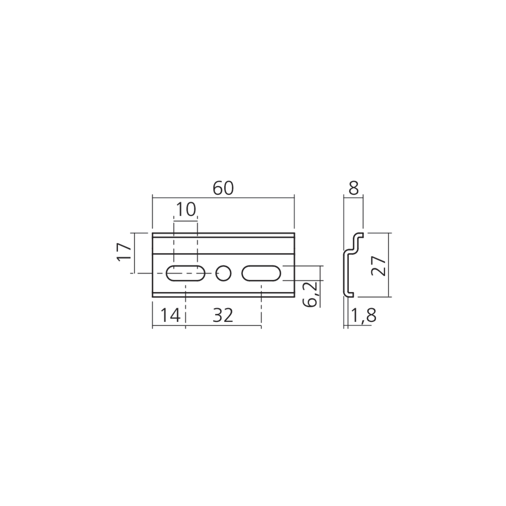 Support mural anti-décrochement
