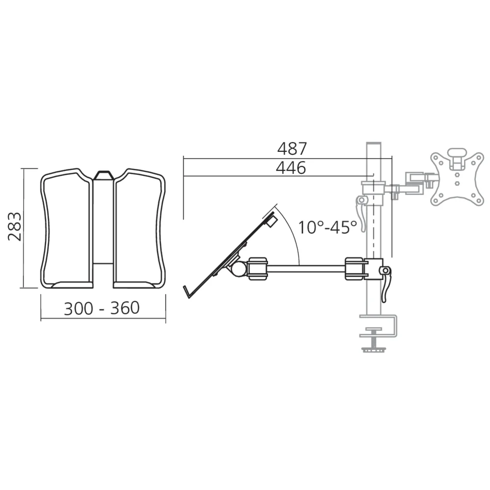 Support ordinateur portable Vision