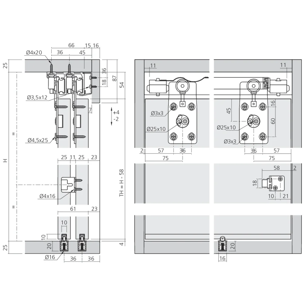 Garniture Combino 65 IS