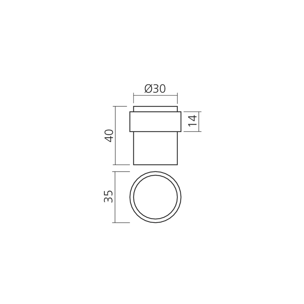 Butée de porte éco