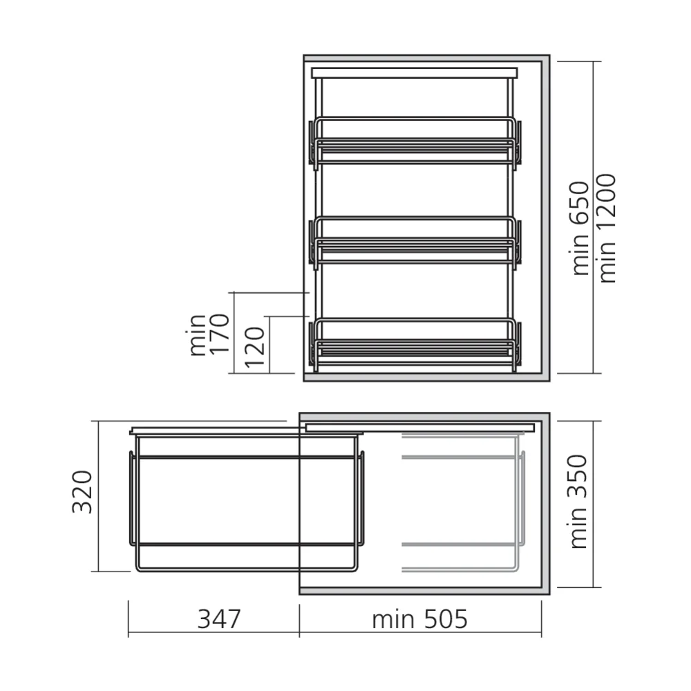 Ensemble coulissant pour chaussures LINÉA