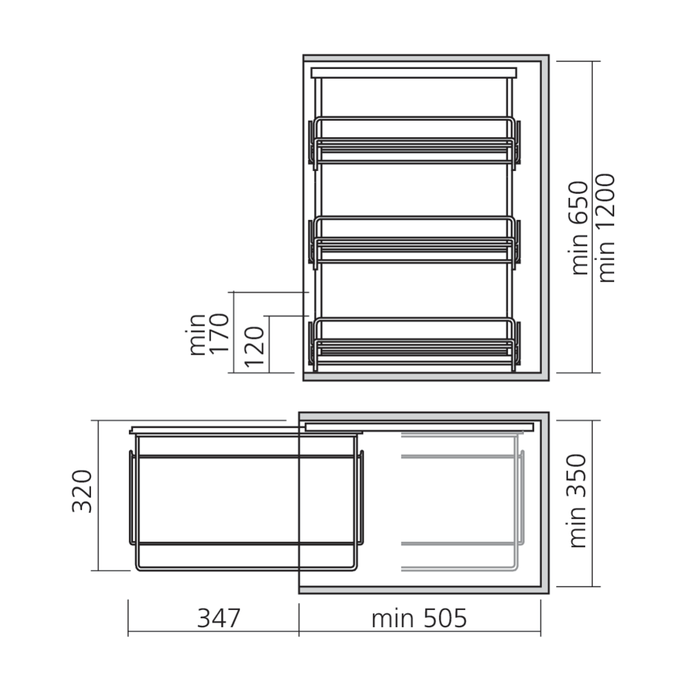 Ensemble coulissant pour chaussures LINÉA
