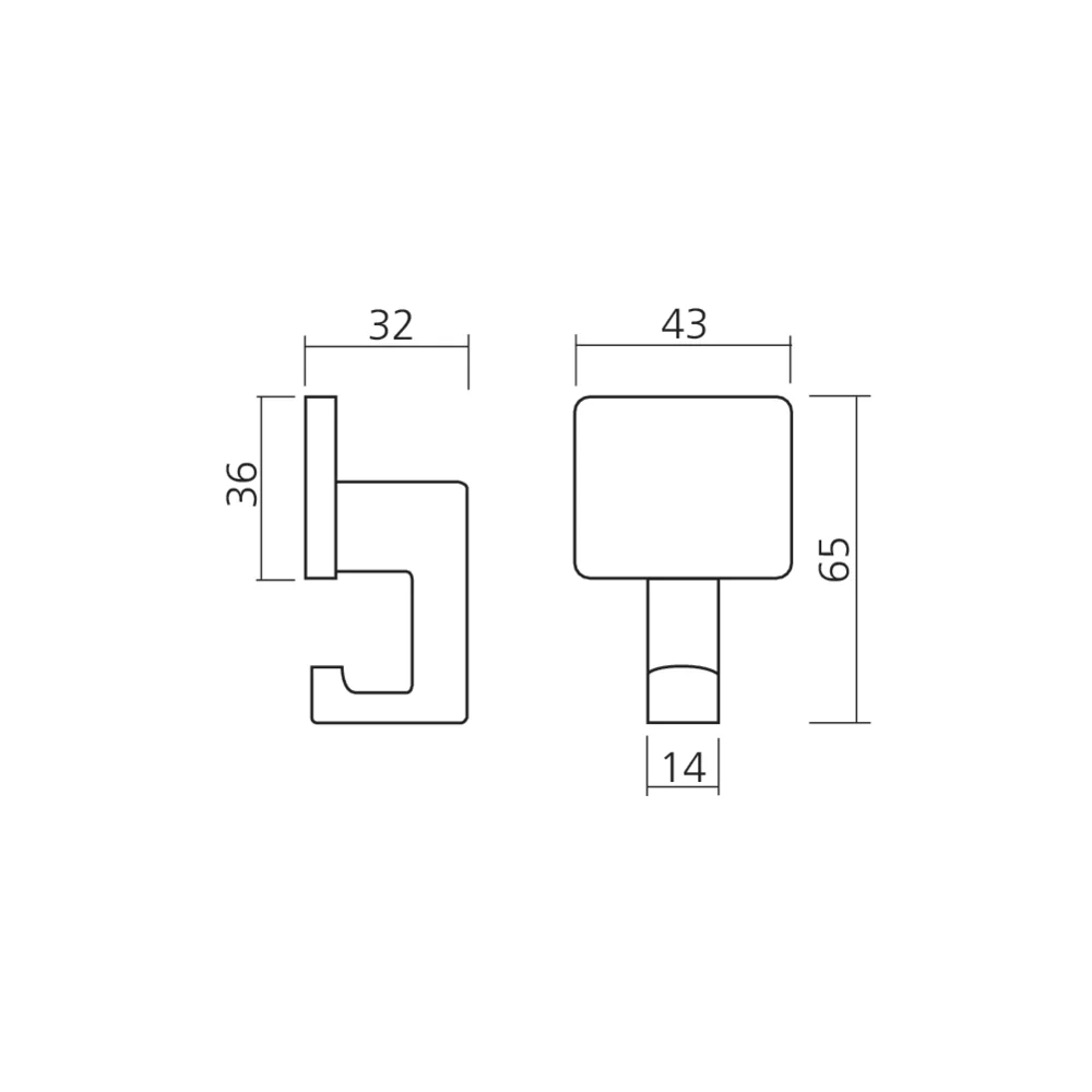 Patère petit modèle
