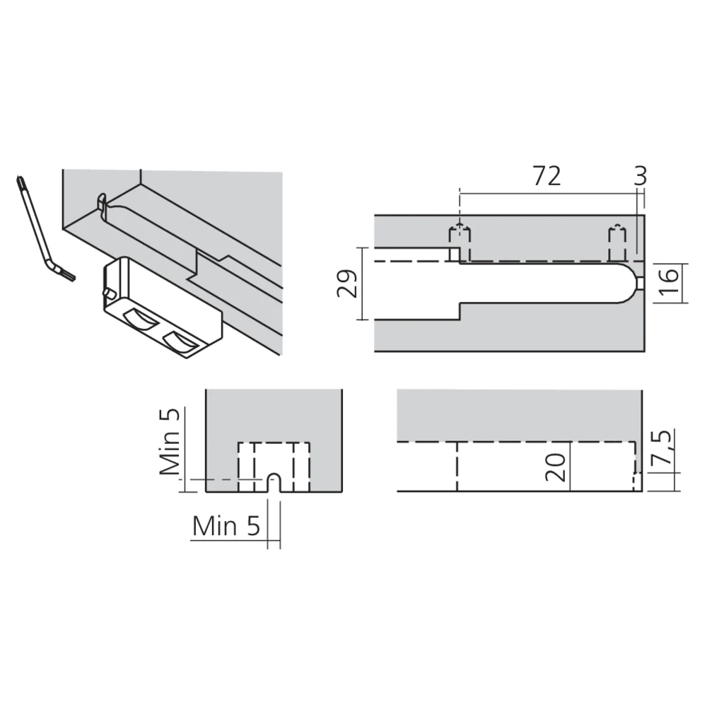 Roue pour 1 porte bois