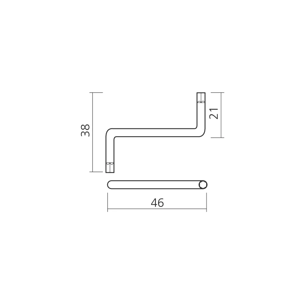 Clé manivelle 6 pans