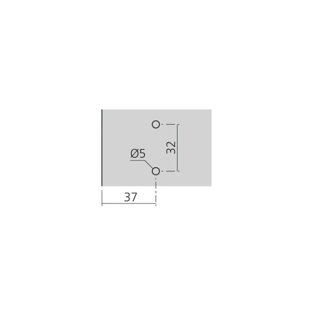 Embase en croix à visser