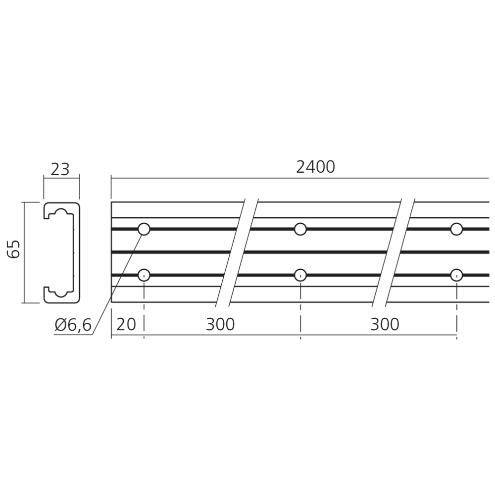 Rail pour GAR116