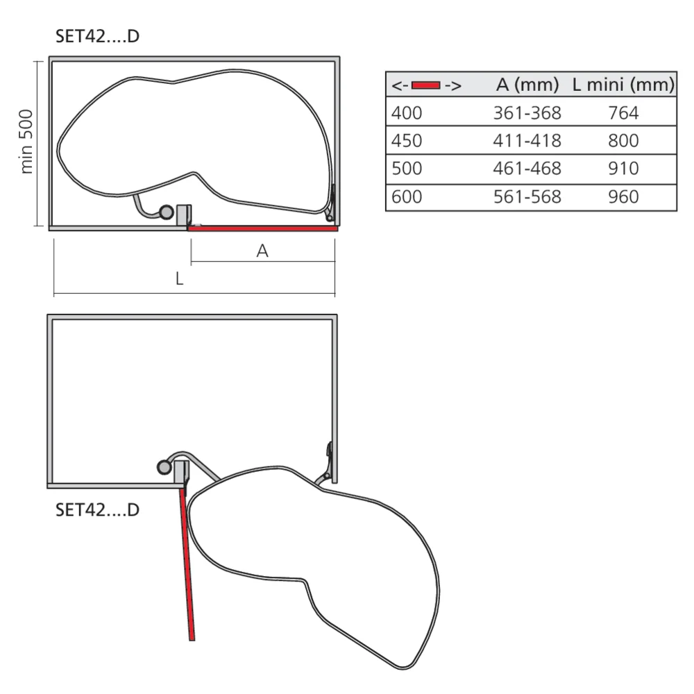 Ensemble d'angle LeMans II Arena Pure gris anthracite