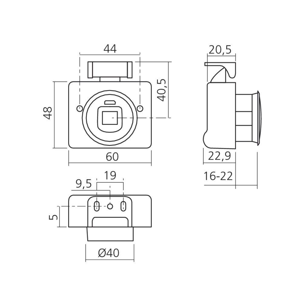 Serrure biométrique à empreinte digitale