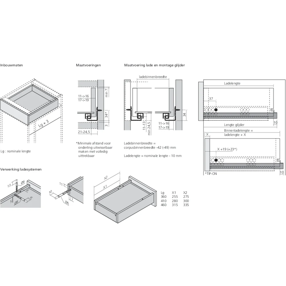 TANDEM 551H charge 30 kg TIP-ON