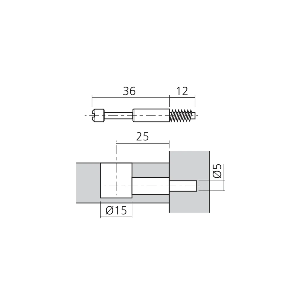 Tourillon HÉLIBLOCK filet bois