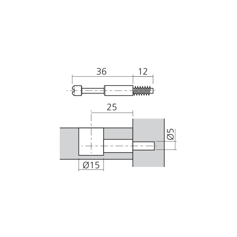 Tourillon HÉLIBLOCK filet bois