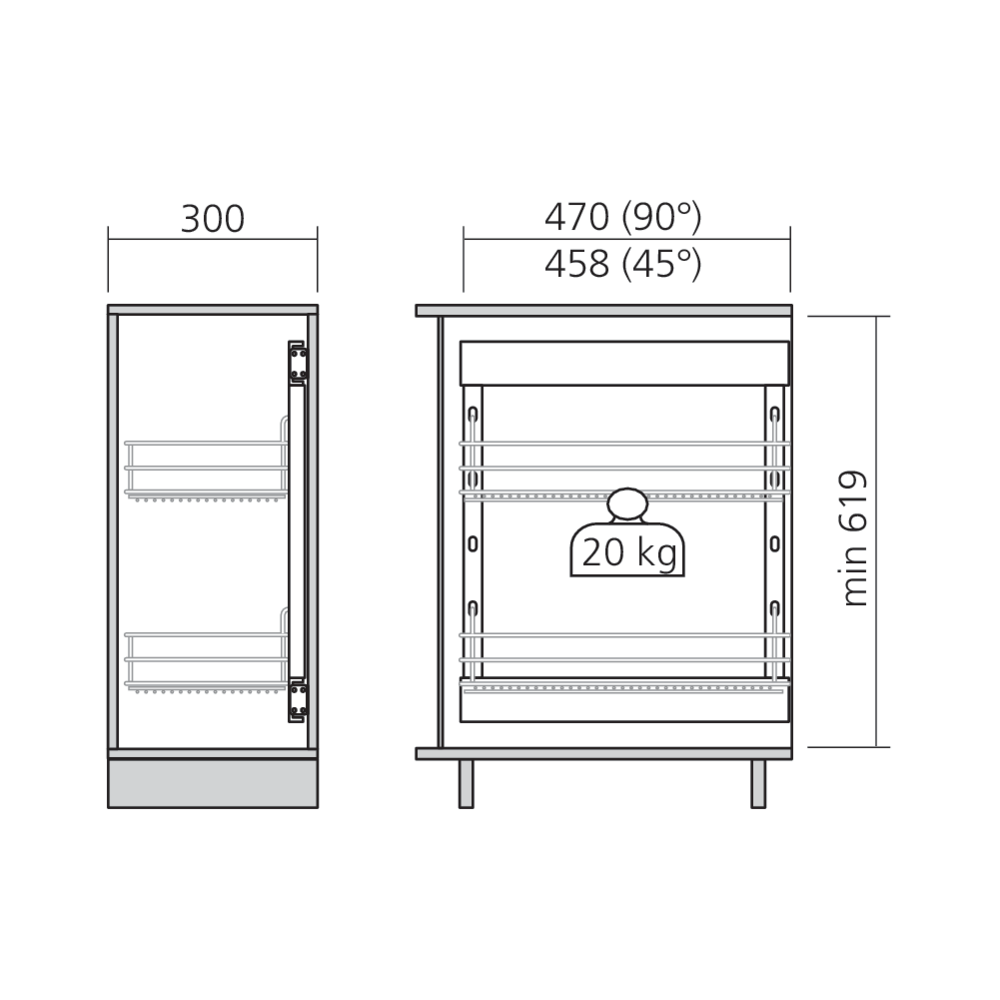 Cadre coulissant SUB Side