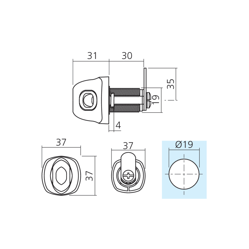 Serrure pour cadenas