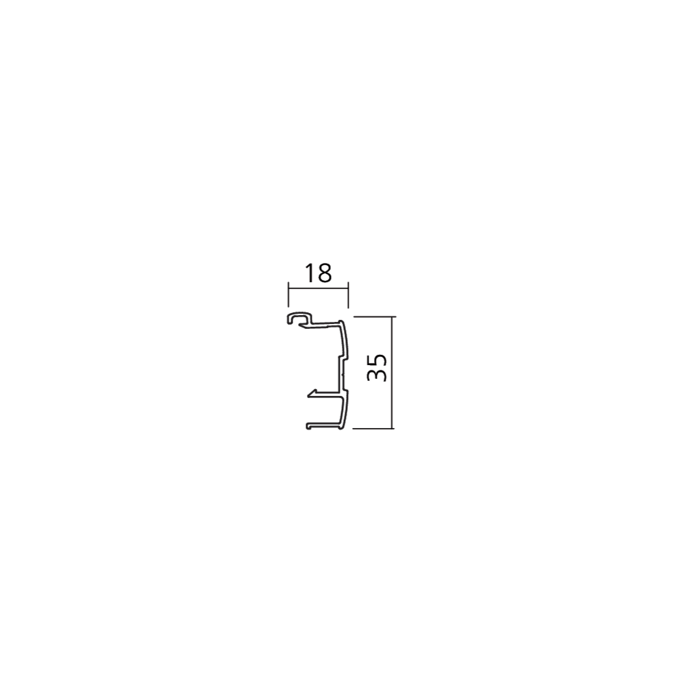 Poignée profil Pro Line