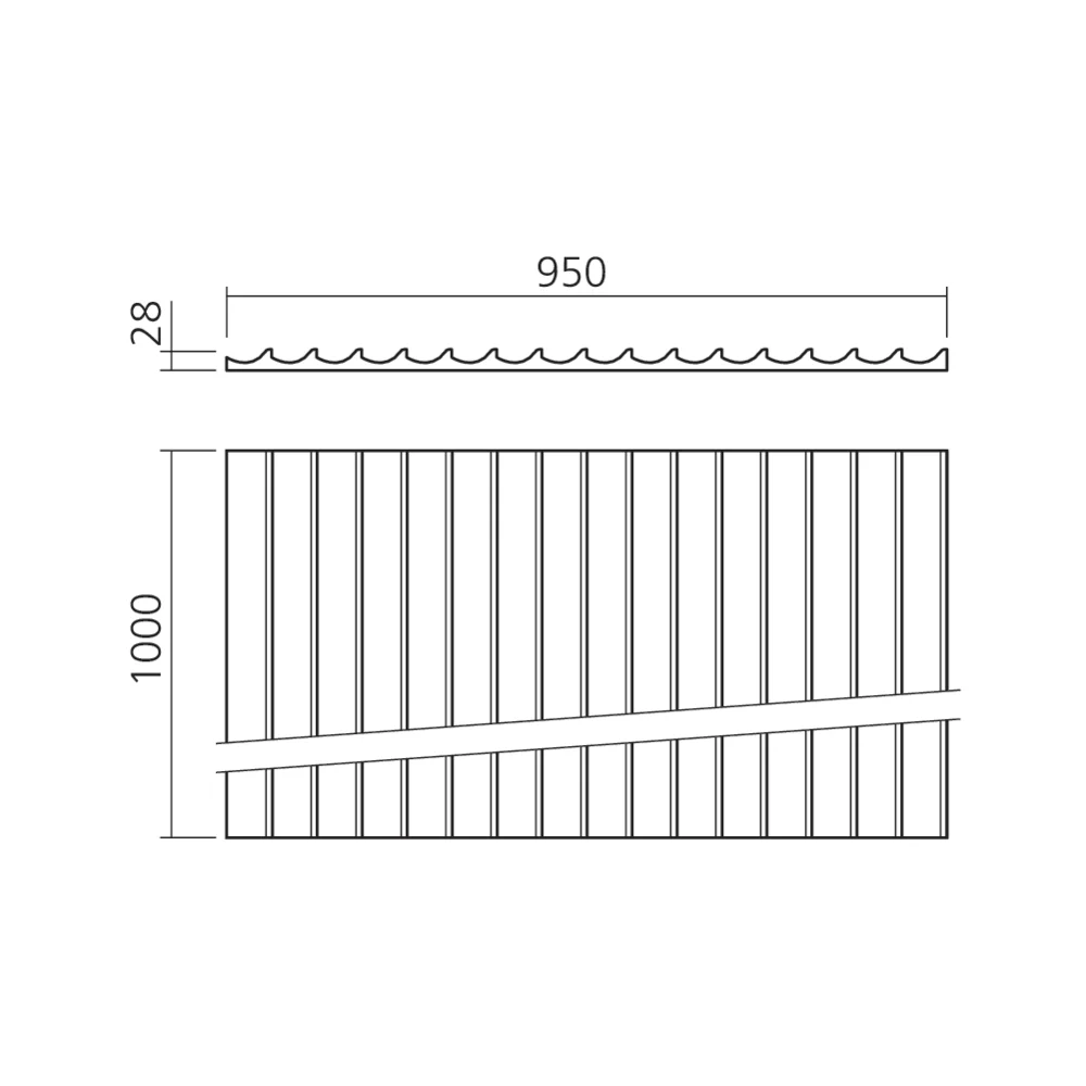 Plateau mousse recoupable