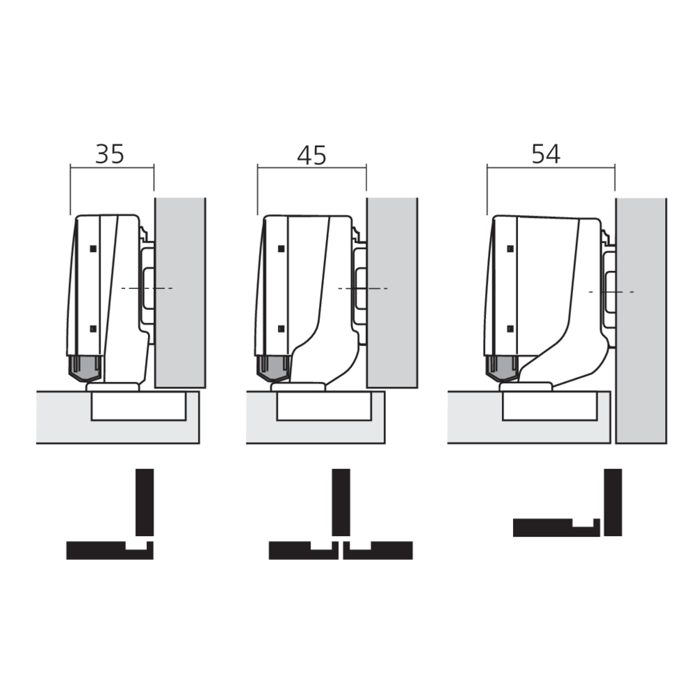 Amortisseur BLUMOTION à clipser sur charnière