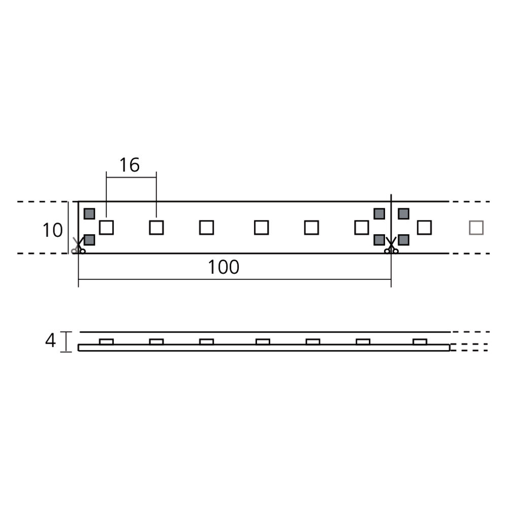 Bande LED RGB IP65 60 LEDs/m