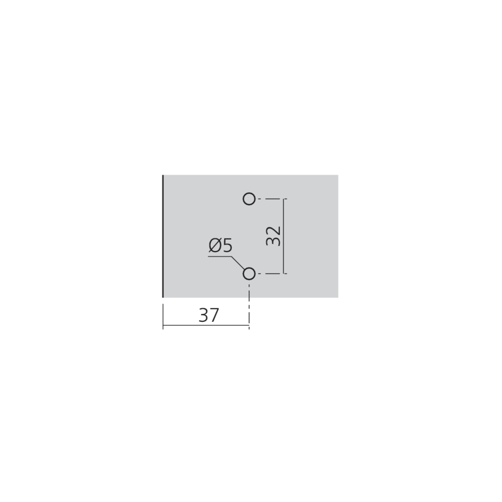 Embase en croix à visser
