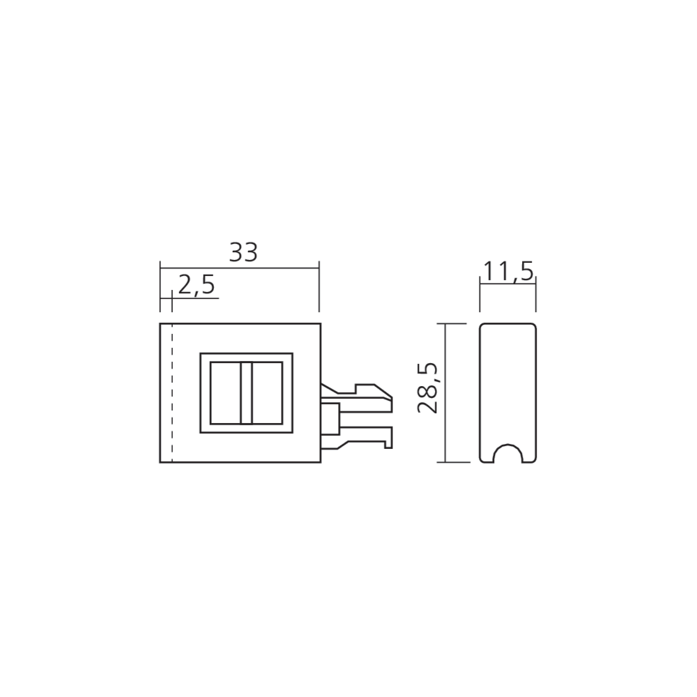 Embout poignée H6340