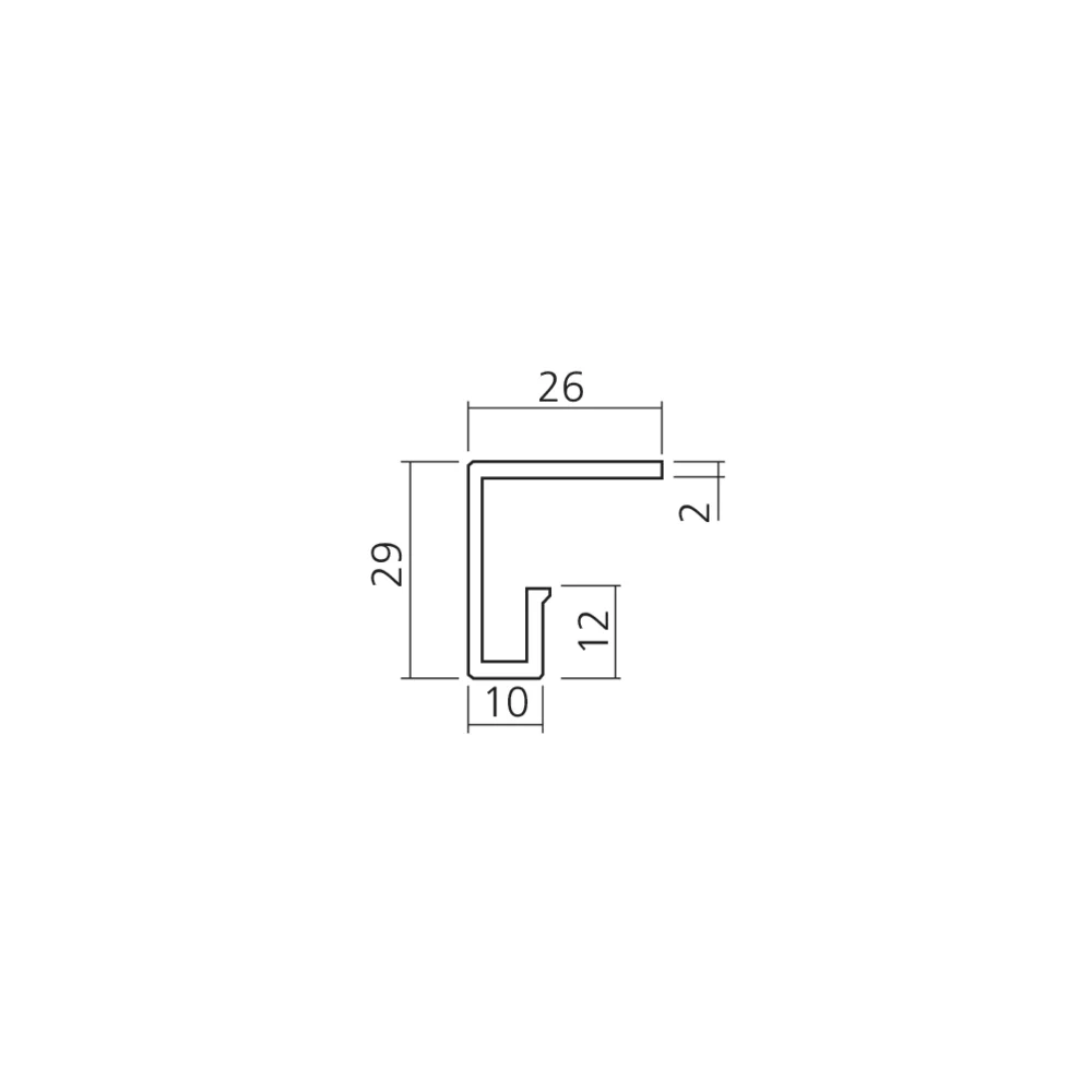 Profil cimaise de plafond