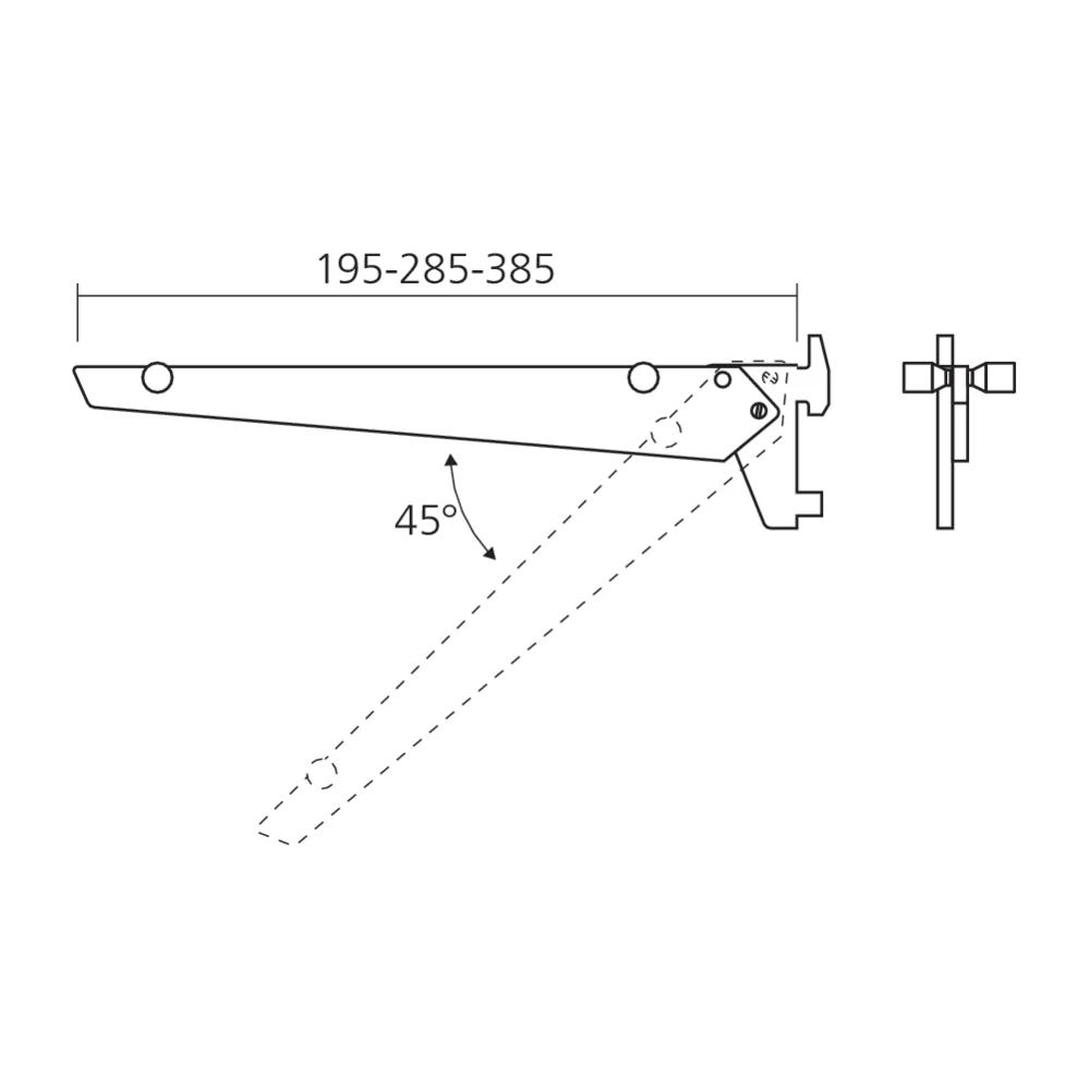 Support inclinable pour tablette