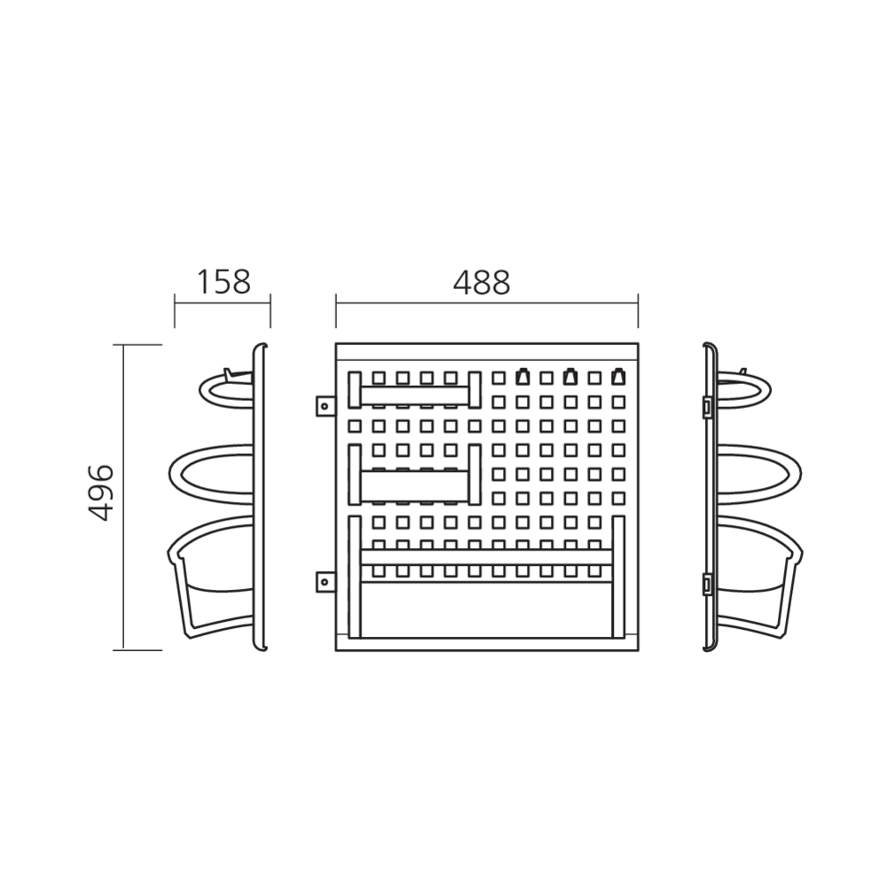 Porte-accessoires Vario Alu Line