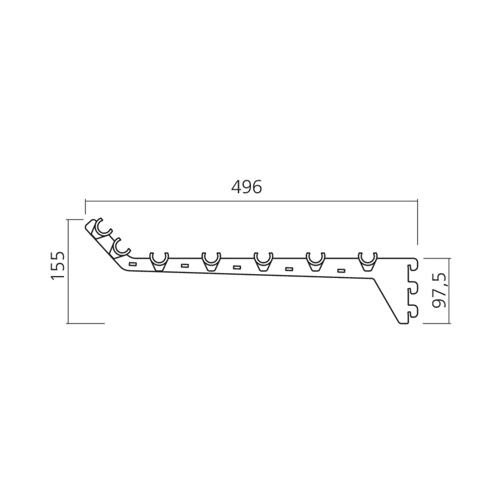 Console à pain droite