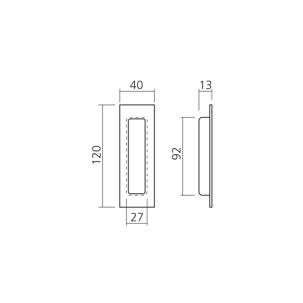 Poignée cuvette LIVING