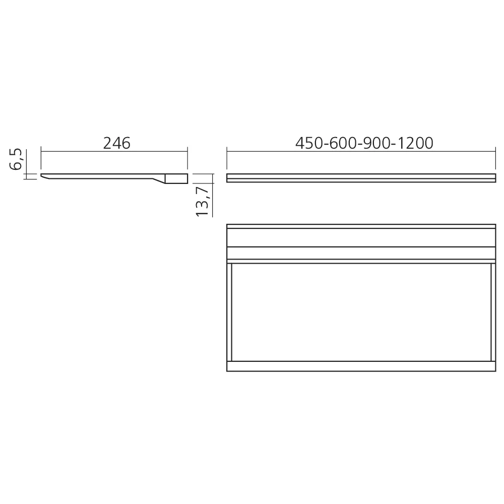 Panneau lumineux blanc ajustable