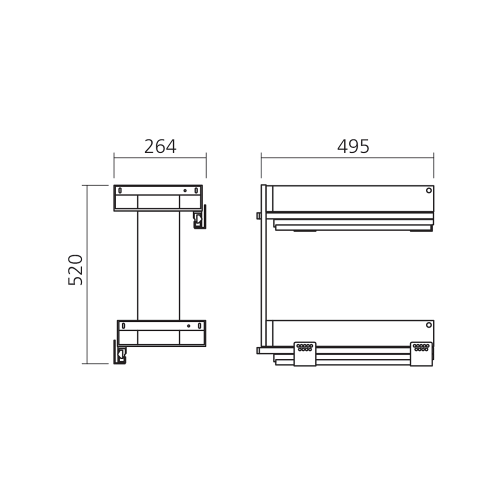 Ensemble coulissant PRO